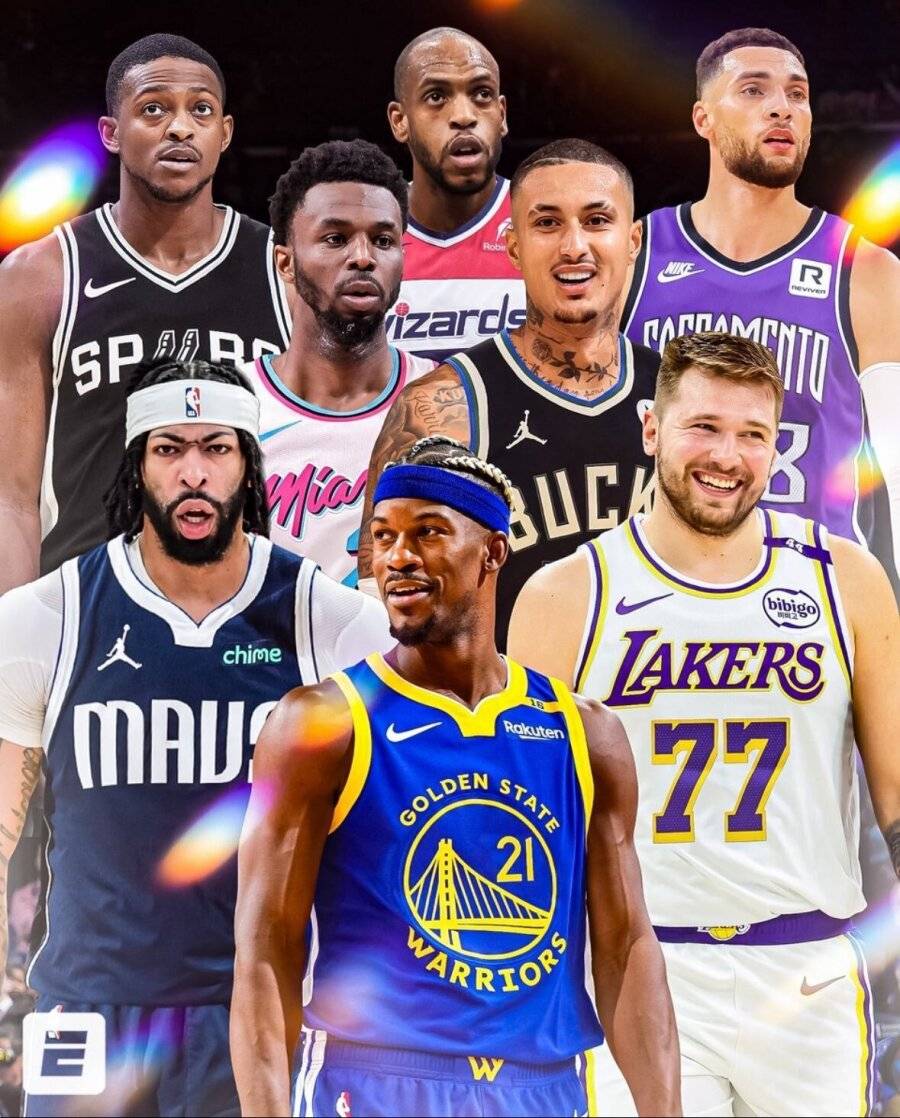 nba球星大合照